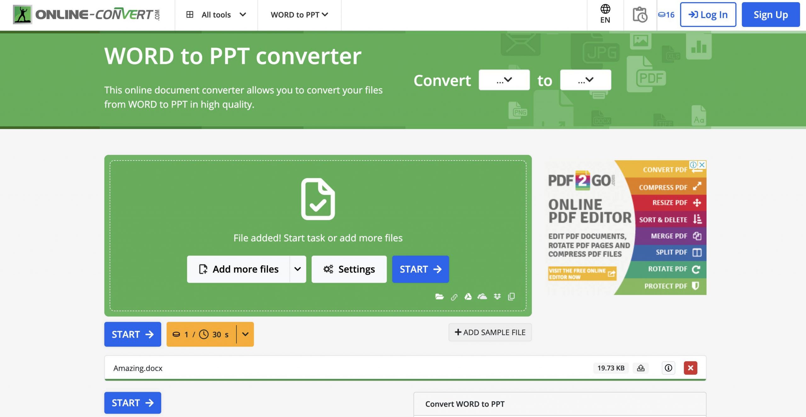 نحوه کار با سایت Online Convert انلاین