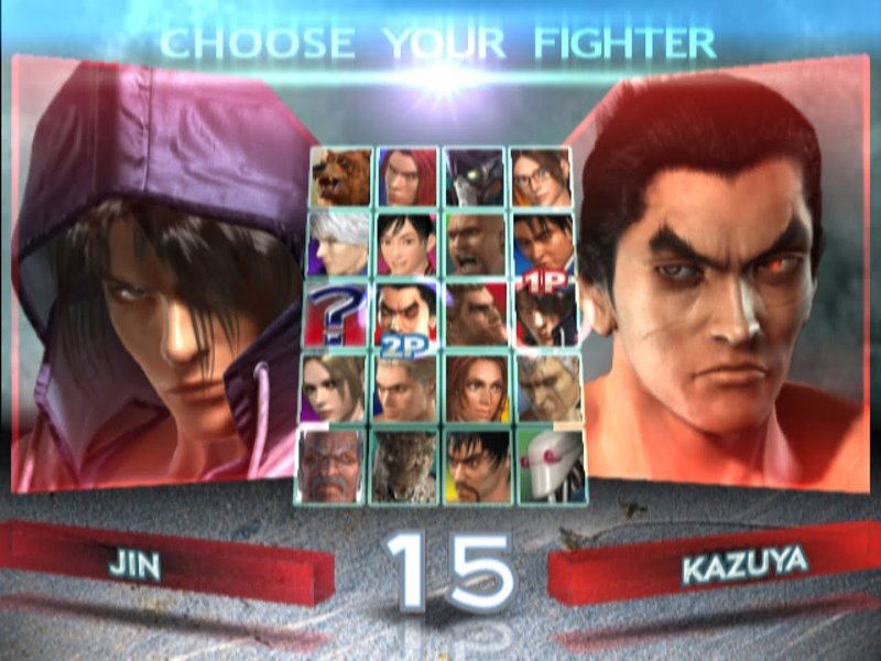 Tekken 4 Character Select