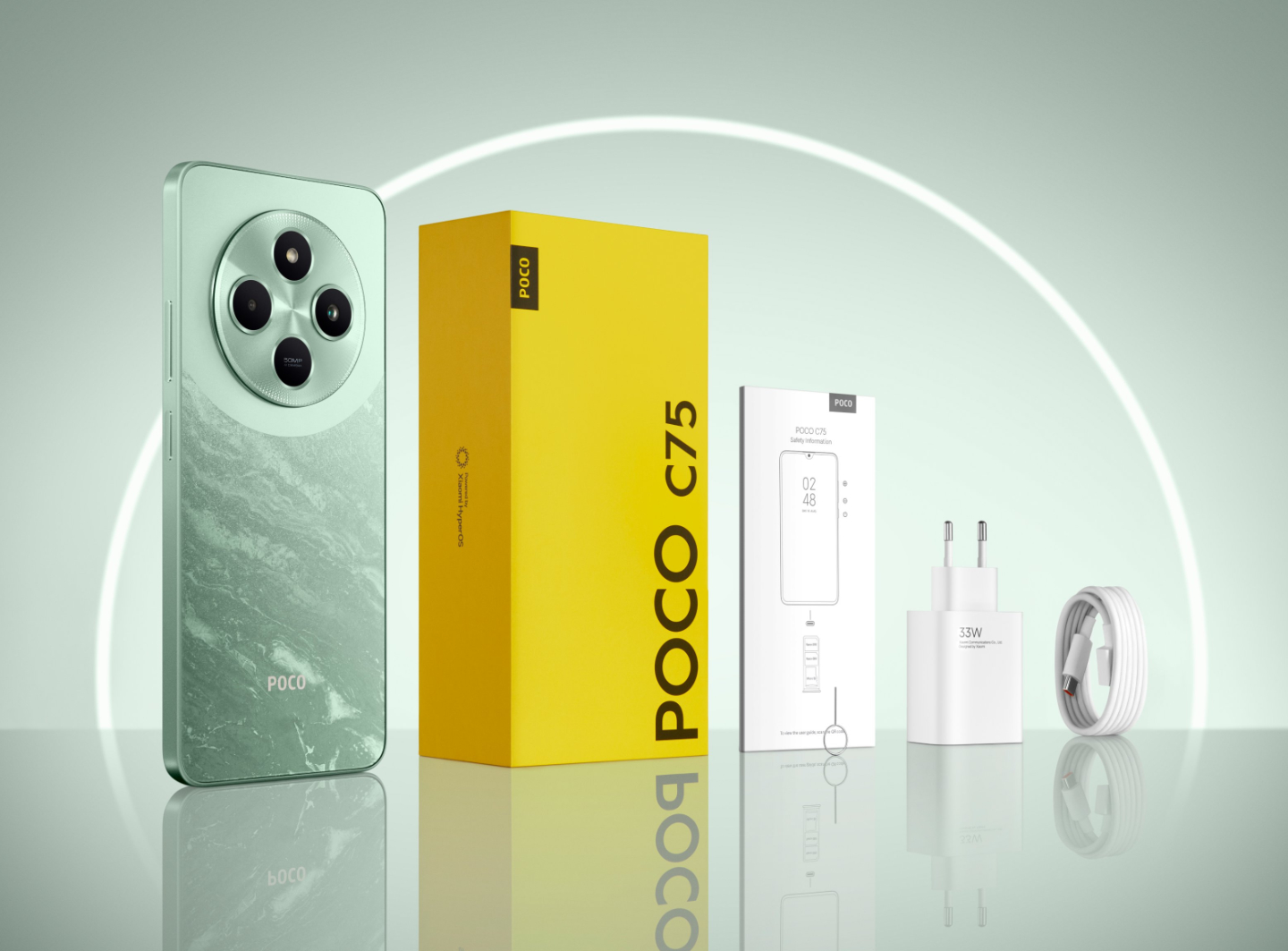 جعبه‌گشایی گوشی Poco C75