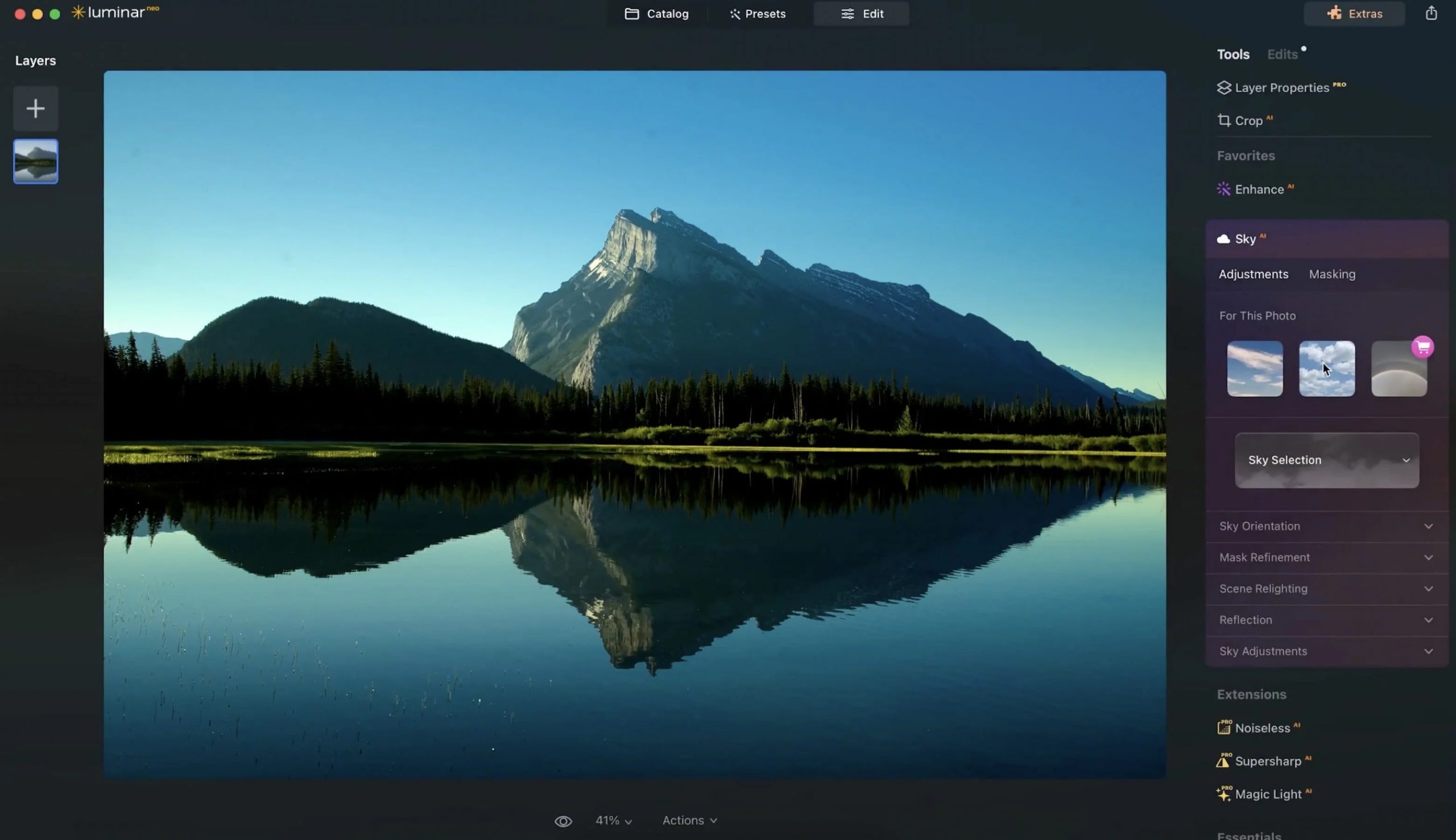 برنامه جایگزین فتوشاپ Luminar Neo