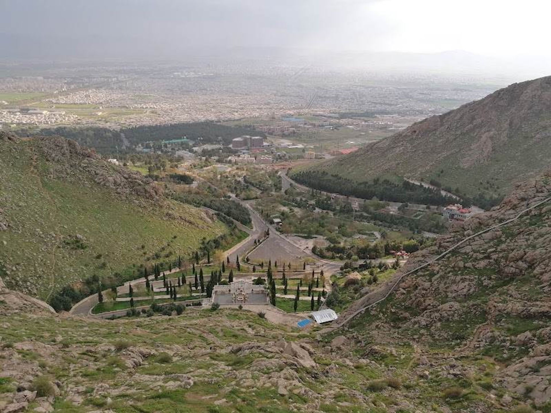 چشم انداز پارک کوهستان از ارتفاعات