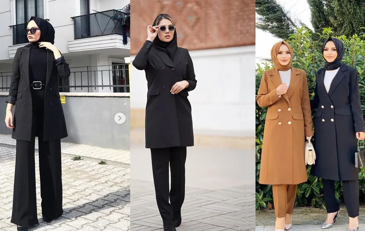 مانتوهایی با یقه‌های باز مانند یقه انگلیسی یا آرشال جزو مدل مانتو اداری شیک و باکلاس