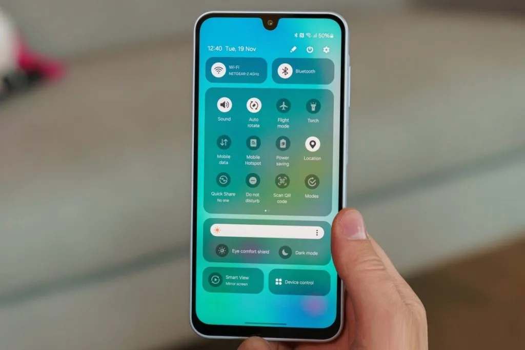 مشخصات سخت‌افزاری و نرم‌افزاری Galaxy A17
