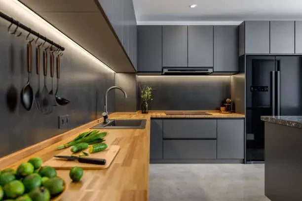 کابینت خاکستری