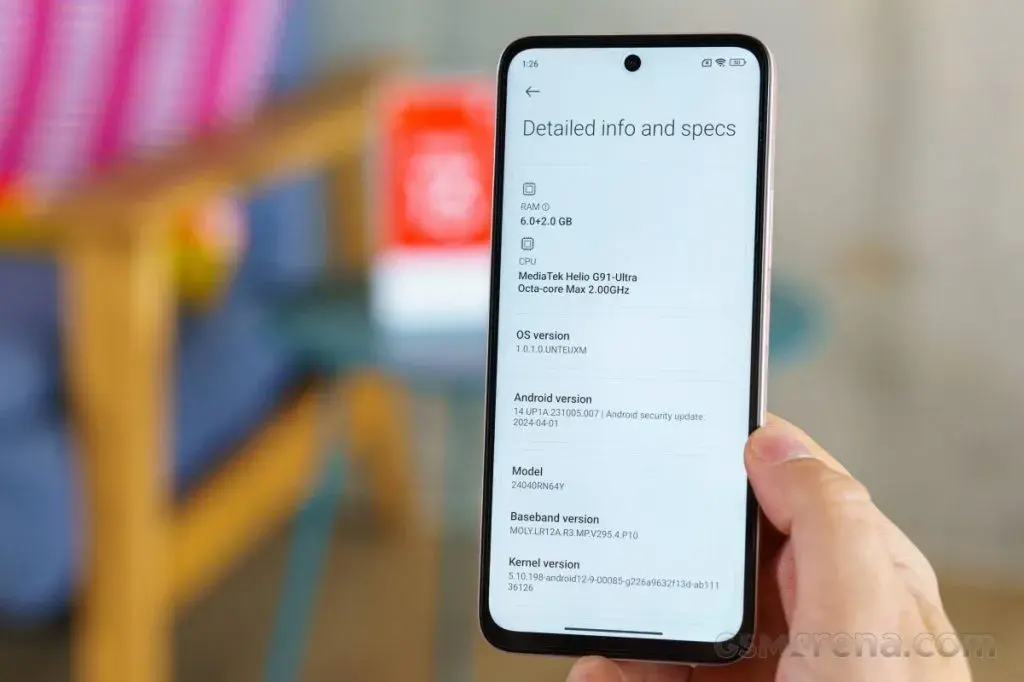 مدیاتک هلیو G91 اولترا در گوشی Redmi 13x
